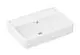 Hansgrohe-Xanuia-Q-Waschtisch-Compact-550-370-ohne-Hahnloch-mit-Ueberlauf-Weiss-60210450 gallery number 1